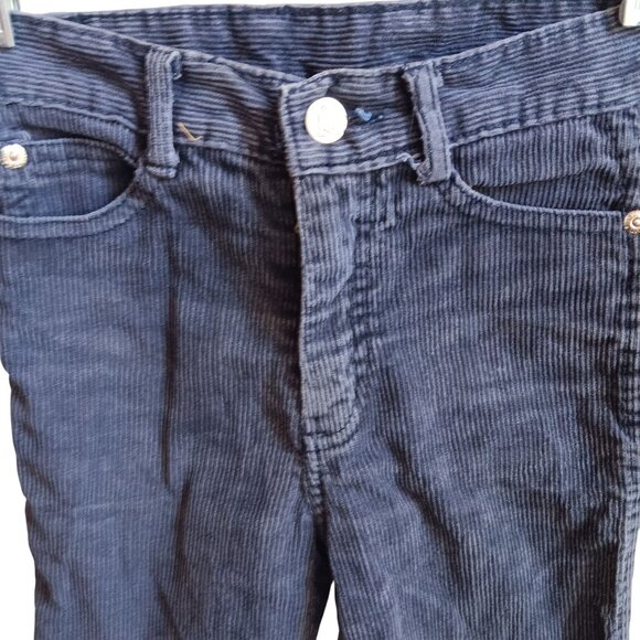 21x21 Boys 7 Slim Vintage Cords Jeans 1970's Kids Pants Embroidered Disco Pocket - Picture 5 of 7